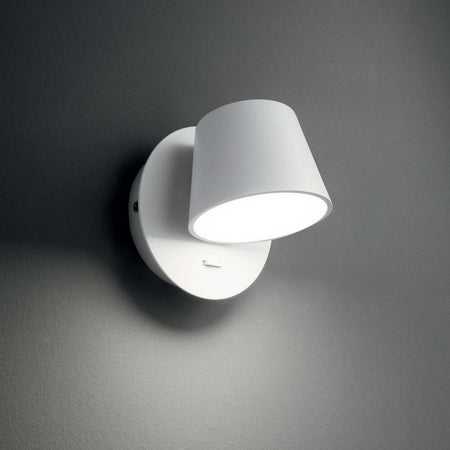 Applique-Moderna-Gim-Alluminio-Bianco-Led-6W-3000K-Luce-Calda
