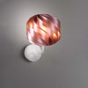 Applique-Moderna-Globe-1-Luce-In-Polilux-Rosa-Metallico-Made-In-Italy