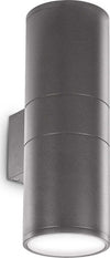 Applique-Moderna-Gun-Alluminio-Antracite-2-Luci-E27