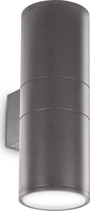 Applique-Moderna-Gun-Alluminio-Antracite-2-Luci-E27