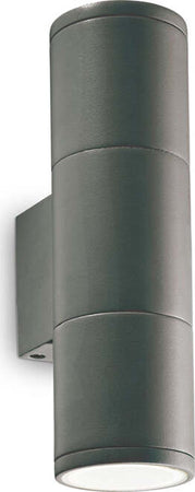 Applique-Moderna-Gun-Alluminio-Antracite-2-Luci-Gu10