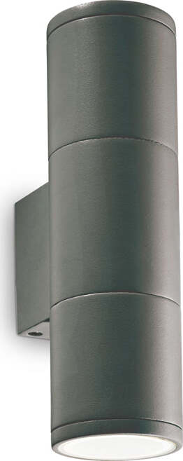 Applique-Moderna-Gun-Alluminio-Antracite-2-Luci-Gu10