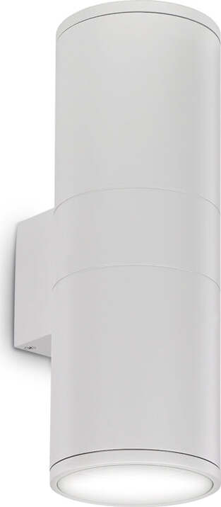 Applique-Moderna-Gun-Alluminio-Bianco-2-Luci-E27