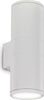Applique-Moderna-Gun-Alluminio-Bianco-2-Luci-E27