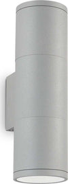 Applique-Moderna-Gun-Alluminio-Grigio-2-Luci-Gu10