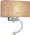 Applique-Moderna-Hotel-Metallo-Canvas-2-Luci-E27+Led-1,5W