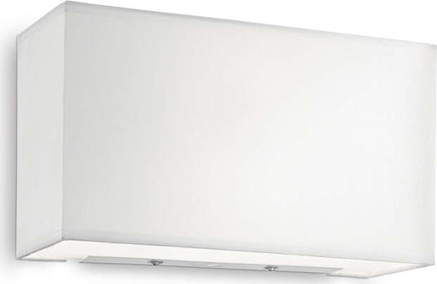 Applique-Moderna-Hotel-Tessuto-Bianco-1-Luce-E27
