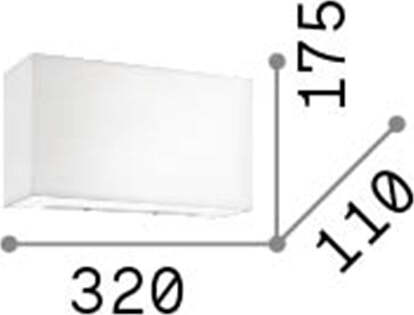 Applique-Moderna-Hotel-Tessuto-Bianco-1-Luce-E27