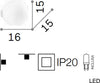Applique-moderna-Ideal-Lux-MAPA-BIANCO-AP1-059808-G9-LED-vetro-lampada-parete