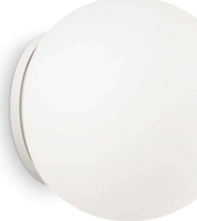 Applique-moderna-Ideal-Lux-MAPA-BIANCO-AP1-059822-E27-LED-vetro-lampada-parete-soffitto
