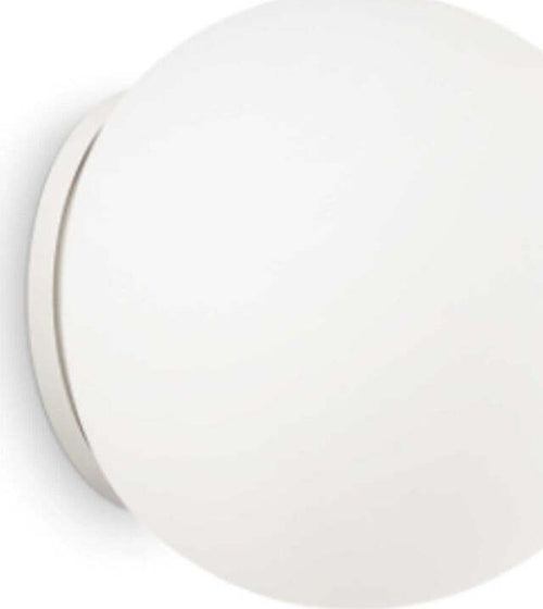 Applique-moderna-Ideal-Lux-MAPA-BIANCO-AP1-059822-E27-LED-vetro-lampada-parete-soffitto