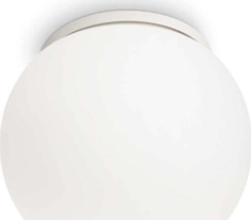 Applique-moderna-Ideal-Lux-MAPA-BIANCO-AP1-059822-E27-LED-vetro-lampada-parete-soffitto