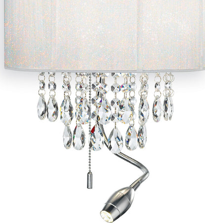 Applique-moderna-Ideal-Lux-OPERA-AP3-068268-E14-LED-metallo-PVC-cristallo-lampada-parete