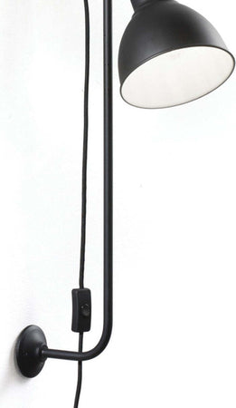 Applique-moderna-Ideal-Lux-SHOWER-AP1-179643-E27-LED-metallo-lampada-parete-orientabile