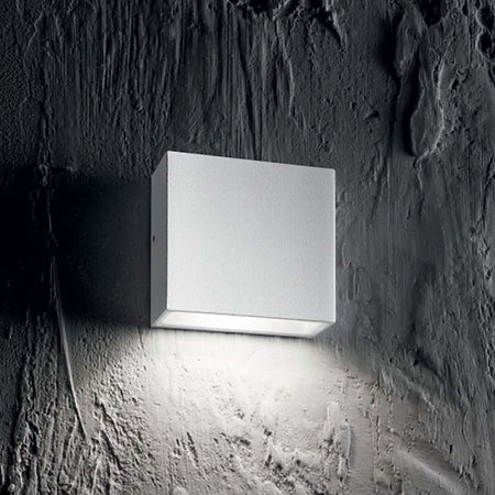 Applique-moderna-Ideal-Lux-TETRIS-1-AP1-G9-LED-IP44-alluminio-lampada-parete-monoemissione