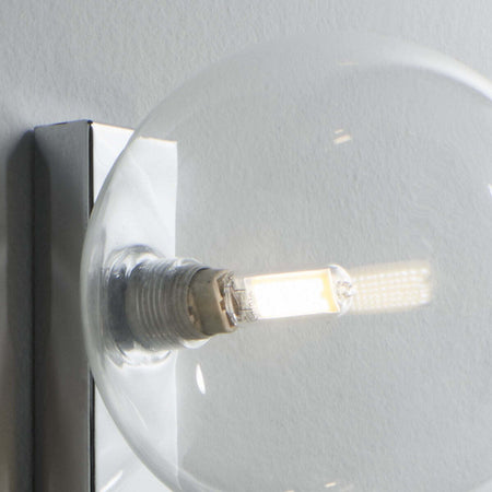 Applique-moderna-Illuminando-PALLINA-PALLI3CRTR-G9-LED-vetro-lampada-parete-soffitto