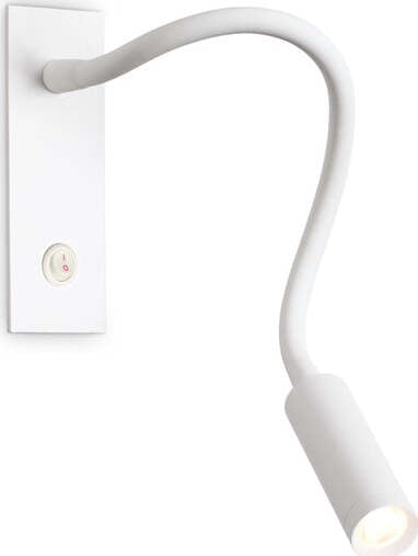 Applique-Moderna-Io-Metallo-Bianco-Led-3W-3000K-Luce-Calda