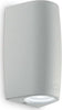 Applique-Moderna-Keope-Materie-Plastiche-Grigio-2-Luci-Gu10
