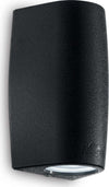 Applique-Moderna-Keope-Materie-Plastiche-Nero-2-Luci-Gu10