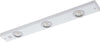 Applique-Moderna-Kob-Led-Acciaio-Bianco-3-Luci-Led-2,3W