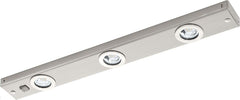 Applique-Moderna-Kob-Led-Acciaio-Nichel-Satinato-3-Luci-Led-2,3W