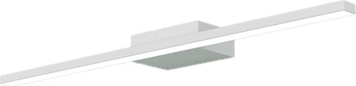 Applique-Moderna-Line-Metallo-Bianco-Diffusore-Acrilico-Bianco-Led-6W-Calda-50Cm