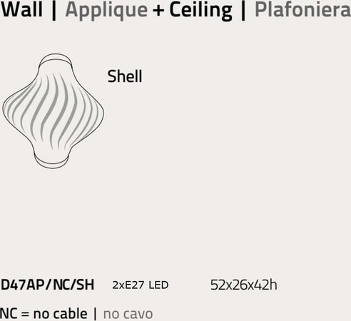 Applique-moderna-Linea-Zero-HELIOS-D47AP-NC-SH-E27-LED-polilux-lampada-parete