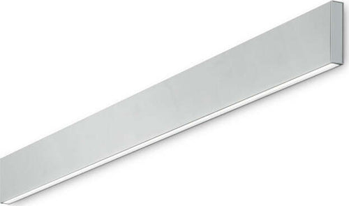 Applique-Moderna-Linus-Alluminio-Bianco-Led-32W-3000K-Luce-Calda