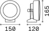 Applique-Moderna-Litio-Materie-Plastiche-Nero-1-Luce-Gx53