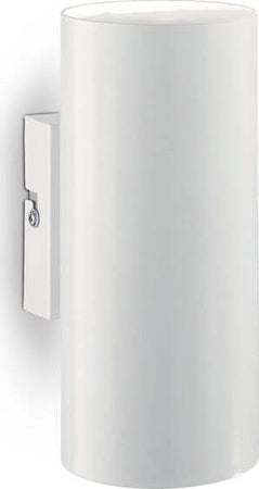 Applique-Moderna-Look-Metallo-Bianco-2-Luci-7W-3000K-Luce-Calda