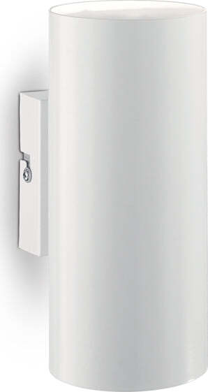 Applique-Moderna-Look-Metallo-Bianco-2-Luci-7W-3000K-Luce-Calda