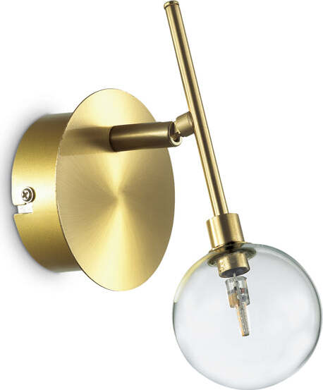 Applique-Moderna-Maracas-Metallo-Ottone-1-Luce-2W-3000K-Luce-Calda