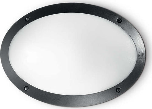 Applique-Moderna-Medea-1-Materie-Plastiche-Nero-1-Luce-E27