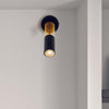 Applique-Moderna-Merrygold-Acciaio-Nero-Ambra-1-Luce-Gu10