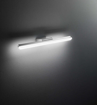 Applique-Moderna-Metallo-Bold-Cromo-Lucido-Led-Luce-Calda-Grande