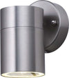 Applique-Moderna-Metro-Acciaio-Argento-Vetro-Trasparente-1-Luce-Gu10