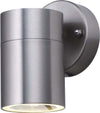 Applique-Moderna-Metro-Acciaio-Argento-Vetro-Trasparente-1-Luce-Gu10