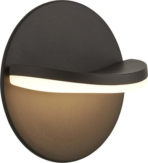Applique-Moderna-Moda-Alluminio-Grigio-Policarbonato-Led-16,3W-3000K
