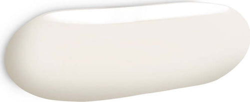Applique-Moderna-Moris-Vetro-Bianco-2-Luci-G9-3W-3000K-Luce-Calda