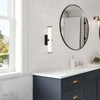 Applique-Moderna-Morsetto-Acciaio-Nero-Vetro-Bianco-Led-19W-3000K