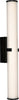 Applique-Moderna-Morsetto-Acciaio-Nero-Vetro-Bianco-Led-23W-3000K
