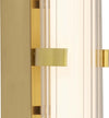 Applique-Moderna-Morsetto-Acciaio-Oro-Vetro-Bianco-Led-19W-3000K