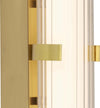 Applique-Moderna-Morsetto-Acciaio-Oro-Vetro-Bianco-Led-23W-3000K