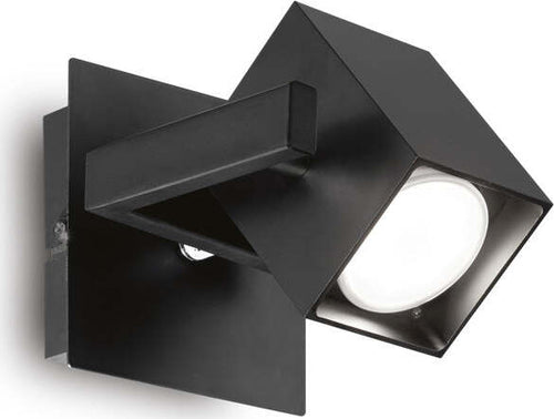 Applique-Moderna-Mouse-Metallo-Nero-1-Luce-Gu10