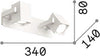 Applique-Moderna-Mouse-Metallo-Nero-2-Luci-Gu10