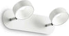 Applique-Moderna-Oby-Metallo-Bianco-2-Luci-12W-3000K-Luce-Calda