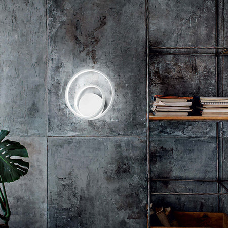 Applique-Moderna-On-Off-Oz-Metallo-Bianco-Led-28W-3000K-Luce-Calda