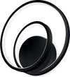 Applique-Moderna-On-Off-Oz-Metallo-Nero-Led-28W-3000K-Luce-Calda
