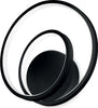 Applique-Moderna-On-Off-Oz-Metallo-Nero-Led-28W-3000K-Luce-Calda