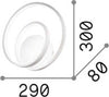 Applique-Moderna-On-Off-Oz-Metallo-Ottone-Led-28W-3000K-Luce-Calda